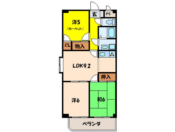 Ｒｉｖｅｒｓｉｄｅ　Ｎの物件間取画像